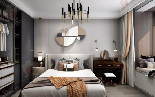 峰山水库 130平 轻奢风格