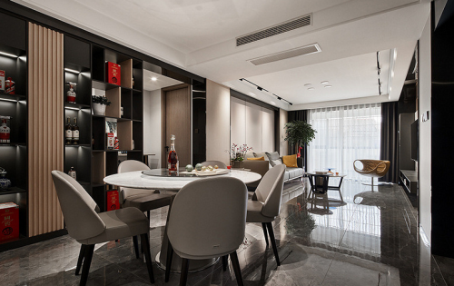 香港装修案例 ▏98平复古风,室内装修设计