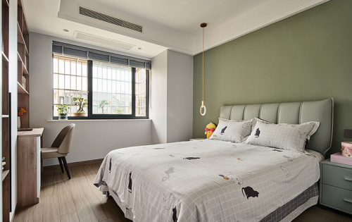 烟台88㎡现代简约风格新房装修,小户型有衣帽间绝